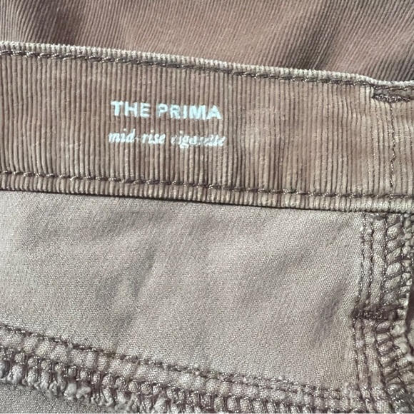 Adriano Goldschmidt Women’s 27R The Prima Mid-Rise Cigarette Corduroy Pants EUC - Picture 7 of 10